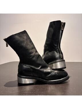 Guidi 788ZI Back Zip Boots – Metal Heel – Black – Size 38